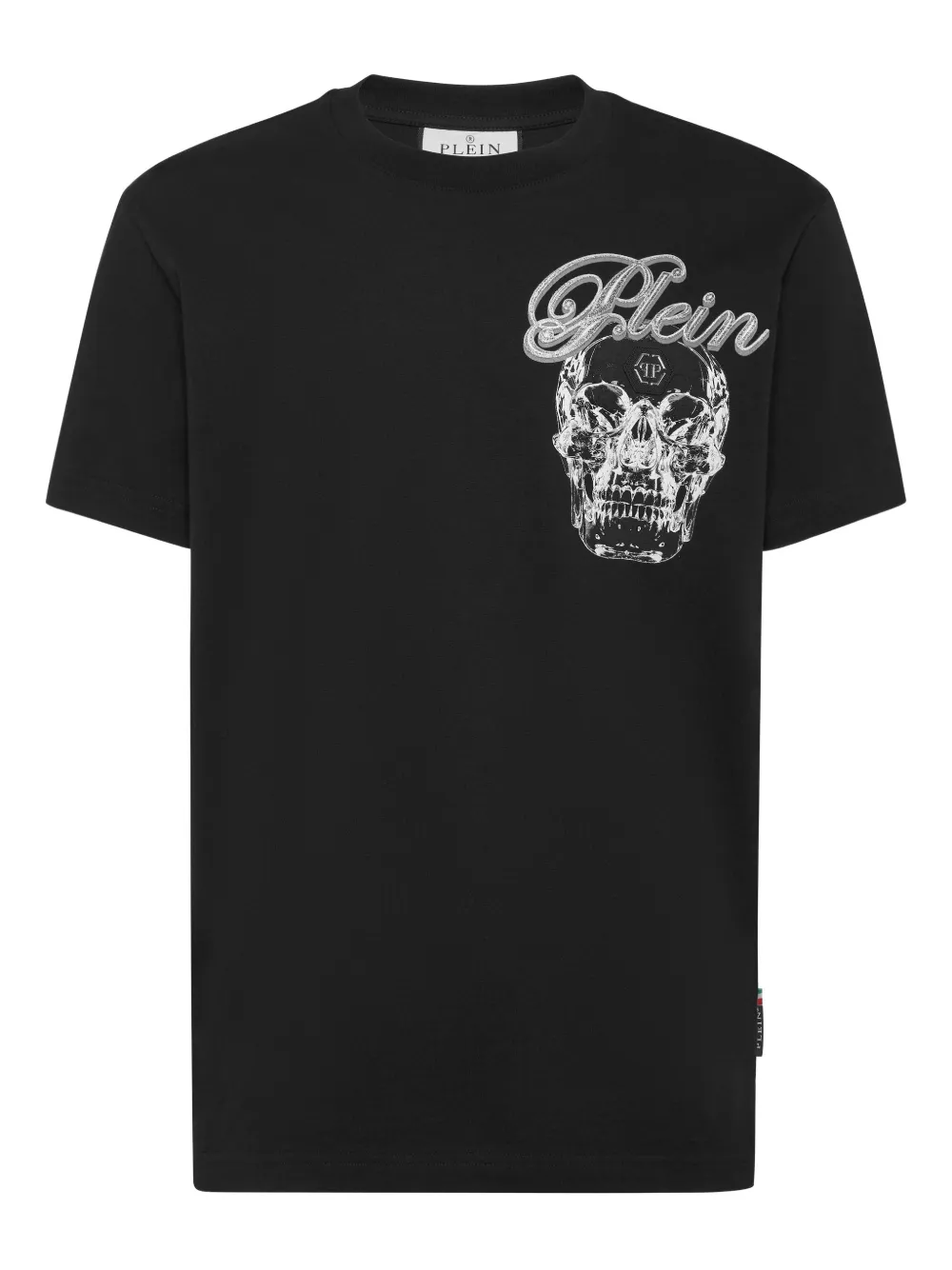 Philipp Plein T-shirt met doodskopprint Zwart