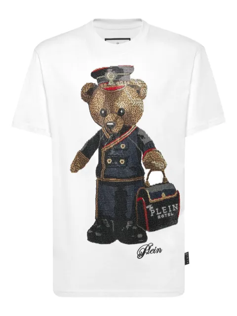 Philipp Plein teddy bear-embellished T-shirt