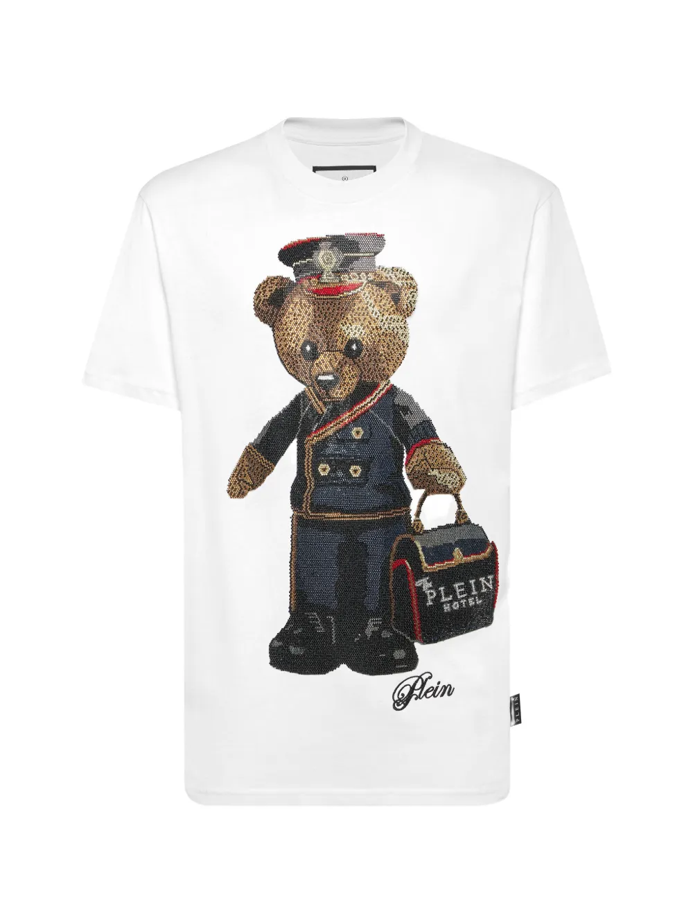 Philipp Plein T-shirt con decorazione Teddy Bear - Bianco