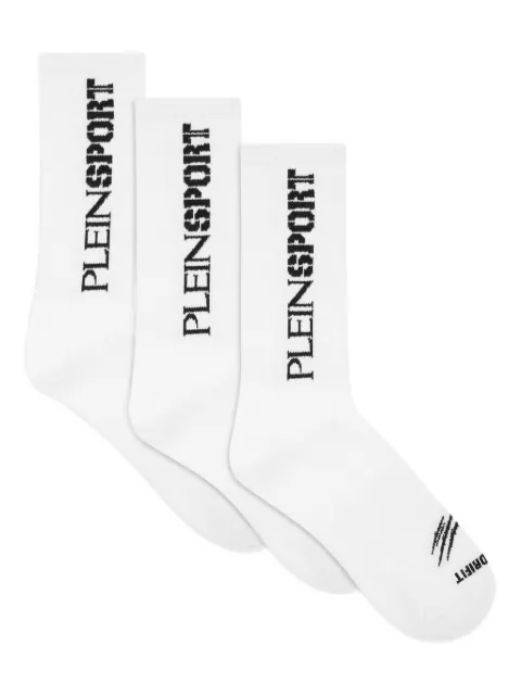 Plein Sport logo-detail socks (pack of three) 