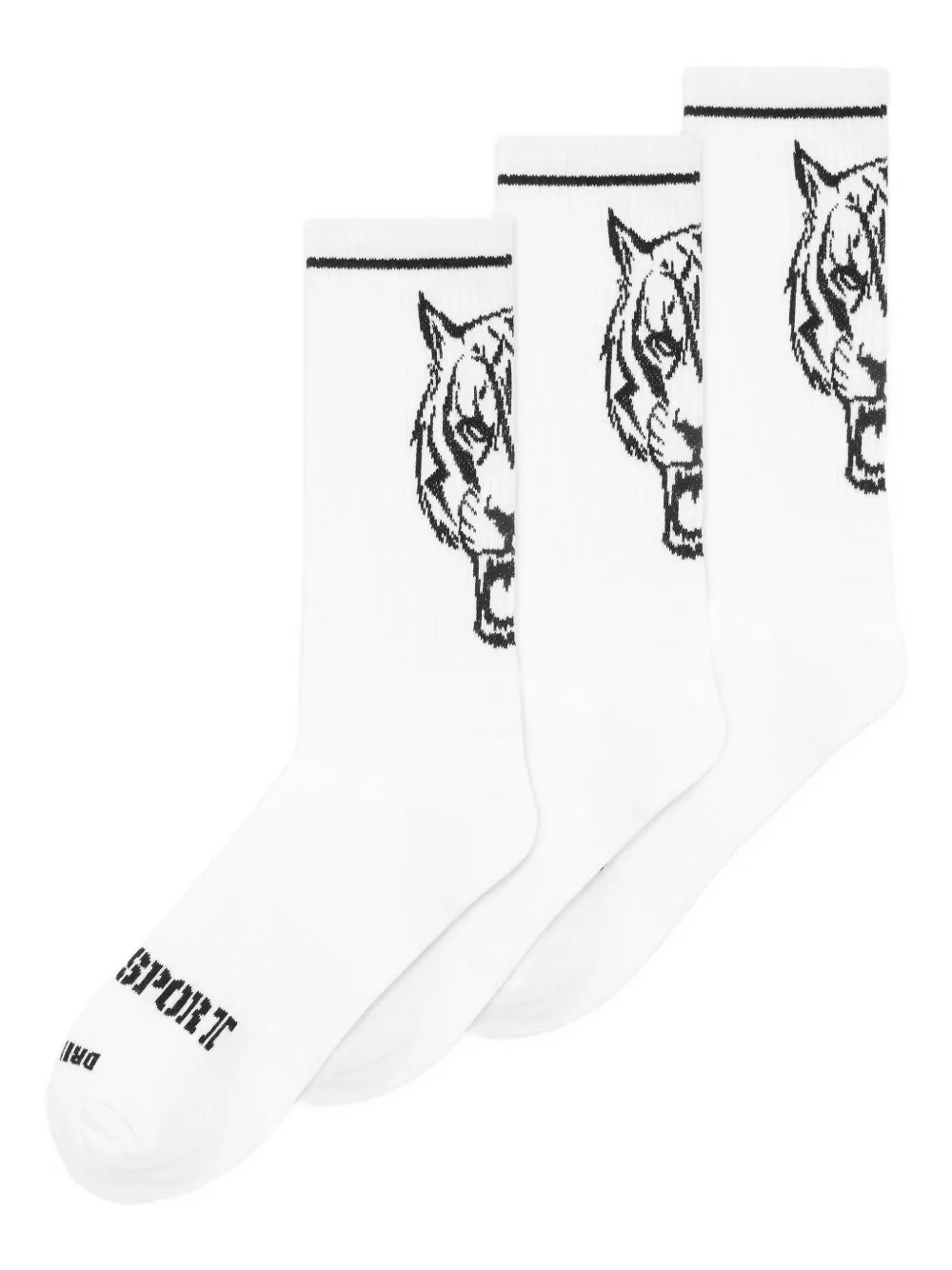 Plein Sport tiger-head socks (pack of three) | Women | Image 2