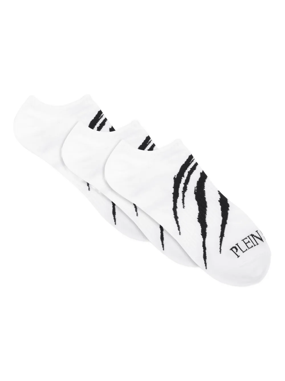 Plein Sport scratch-print socket socks (pack of three) | Women | Image 2