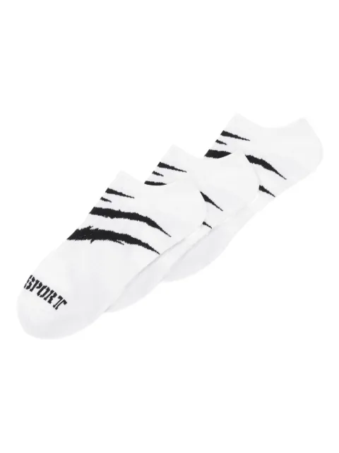 Plein Sport scratch-print socket socks (pack of three) 