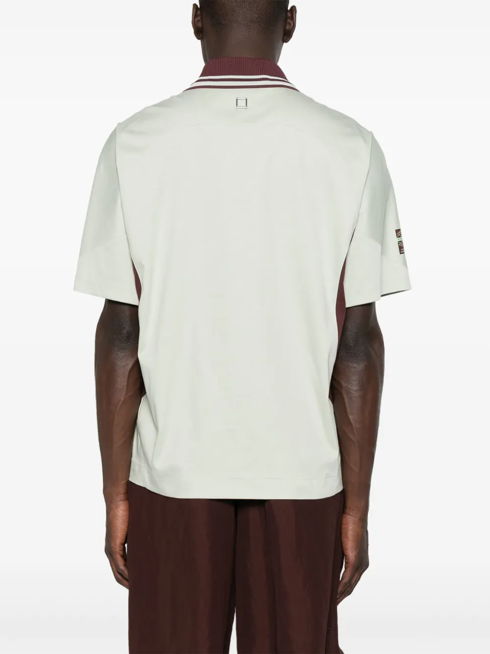 Wooyoungmi T-shirt met polokraag Groen
