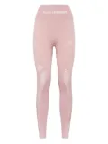 Plein Sport seamless mesh-insert leggings - Pink