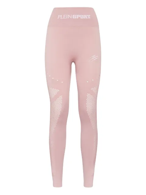 Plein Sport seamless mesh-insert leggings