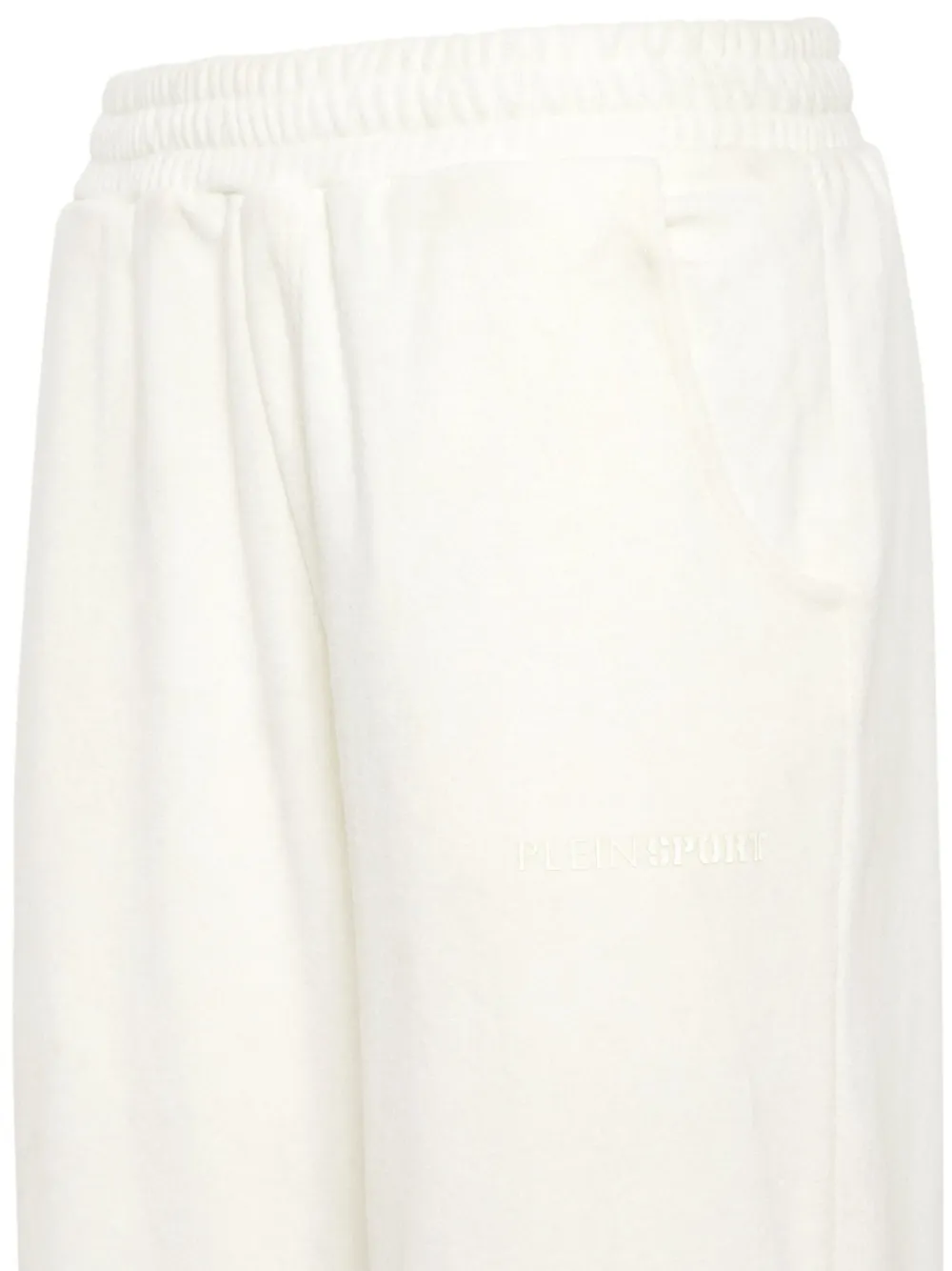 Plein Sport Sponge Jogger Pants In White