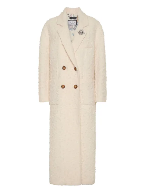 Manteau à boutonnière croisée - Philipp Plein - Modalova