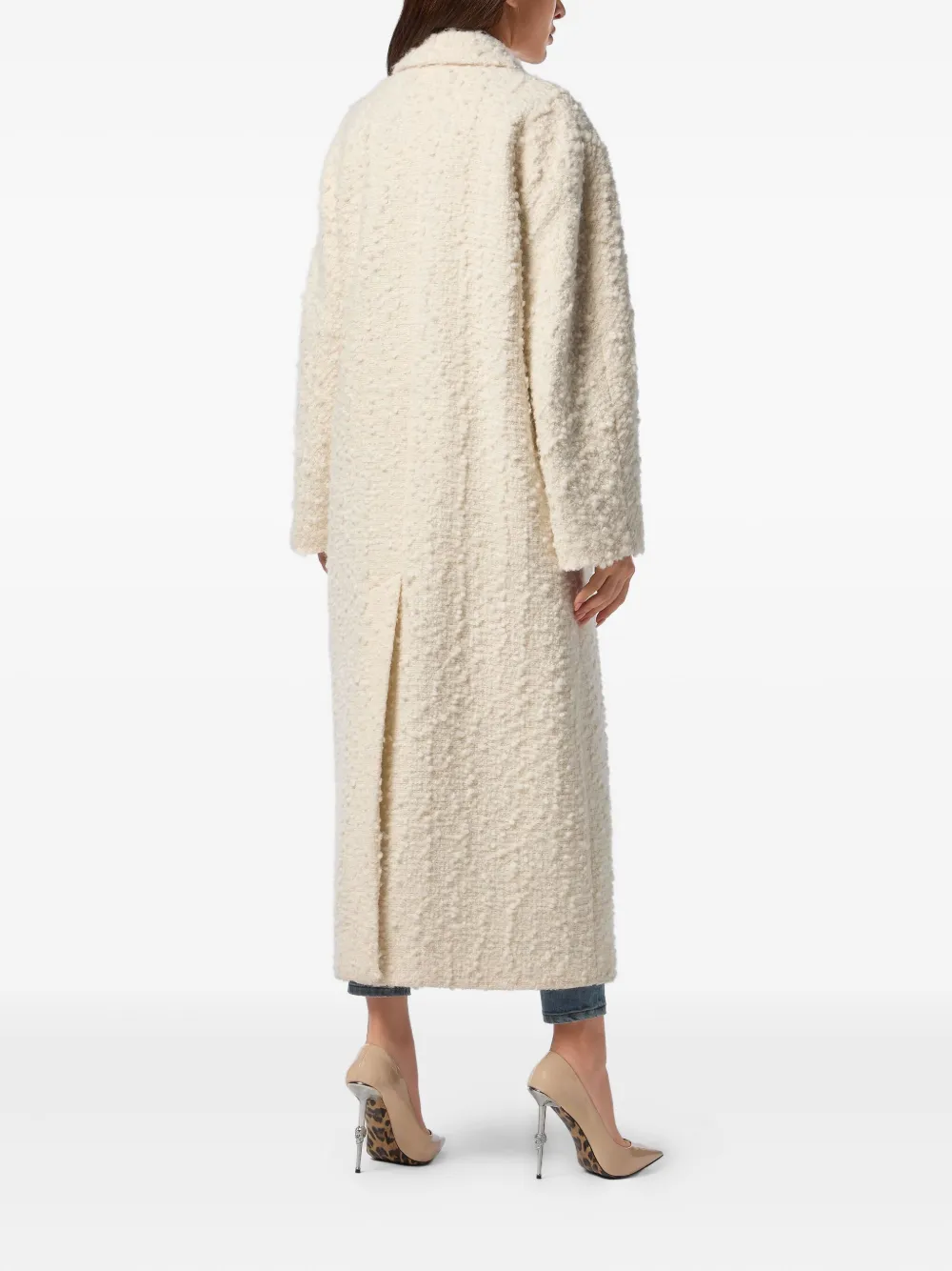 Philipp Plein Jas met dubbele rij knopen Beige