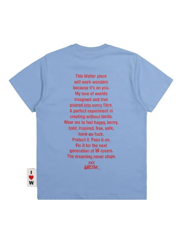 Walter Van Beirendonck I Have Seen The Future t-shirt | Blue