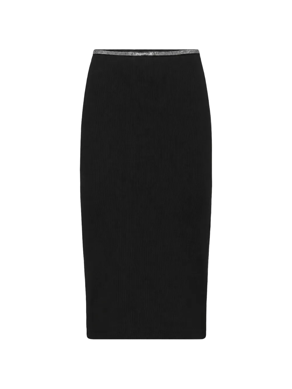 Philipp Plein Signature midi-rok Zwart