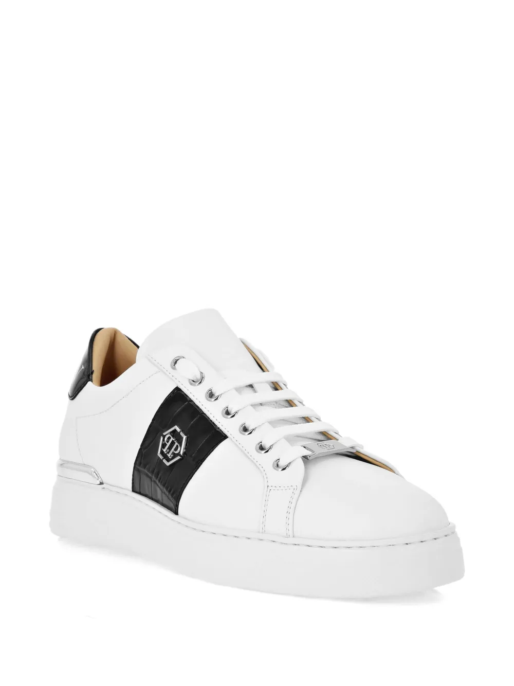 Philipp Plein crocodile-effect panelled sneakers | Low-Tops | Image 2