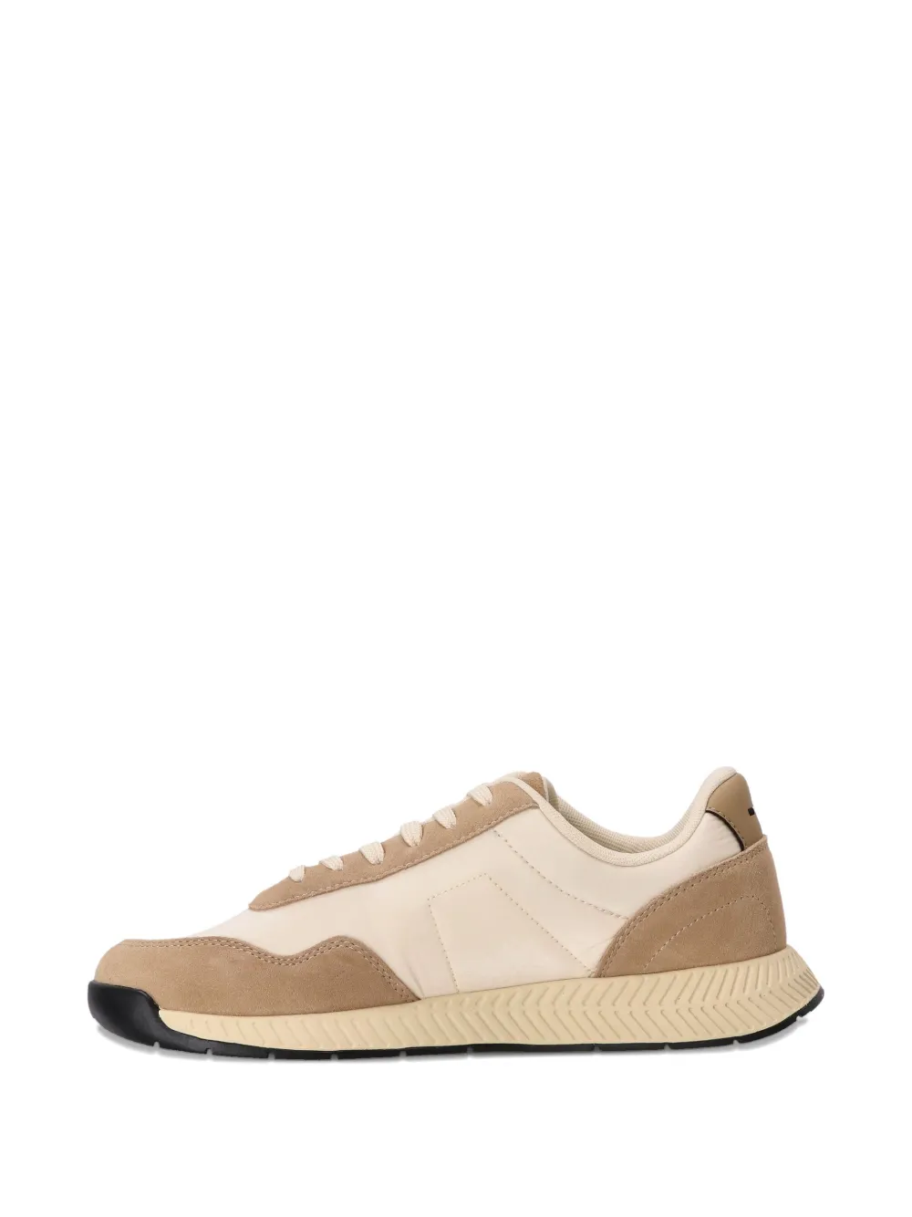 BOSS suede-panelled trainers Neutrals