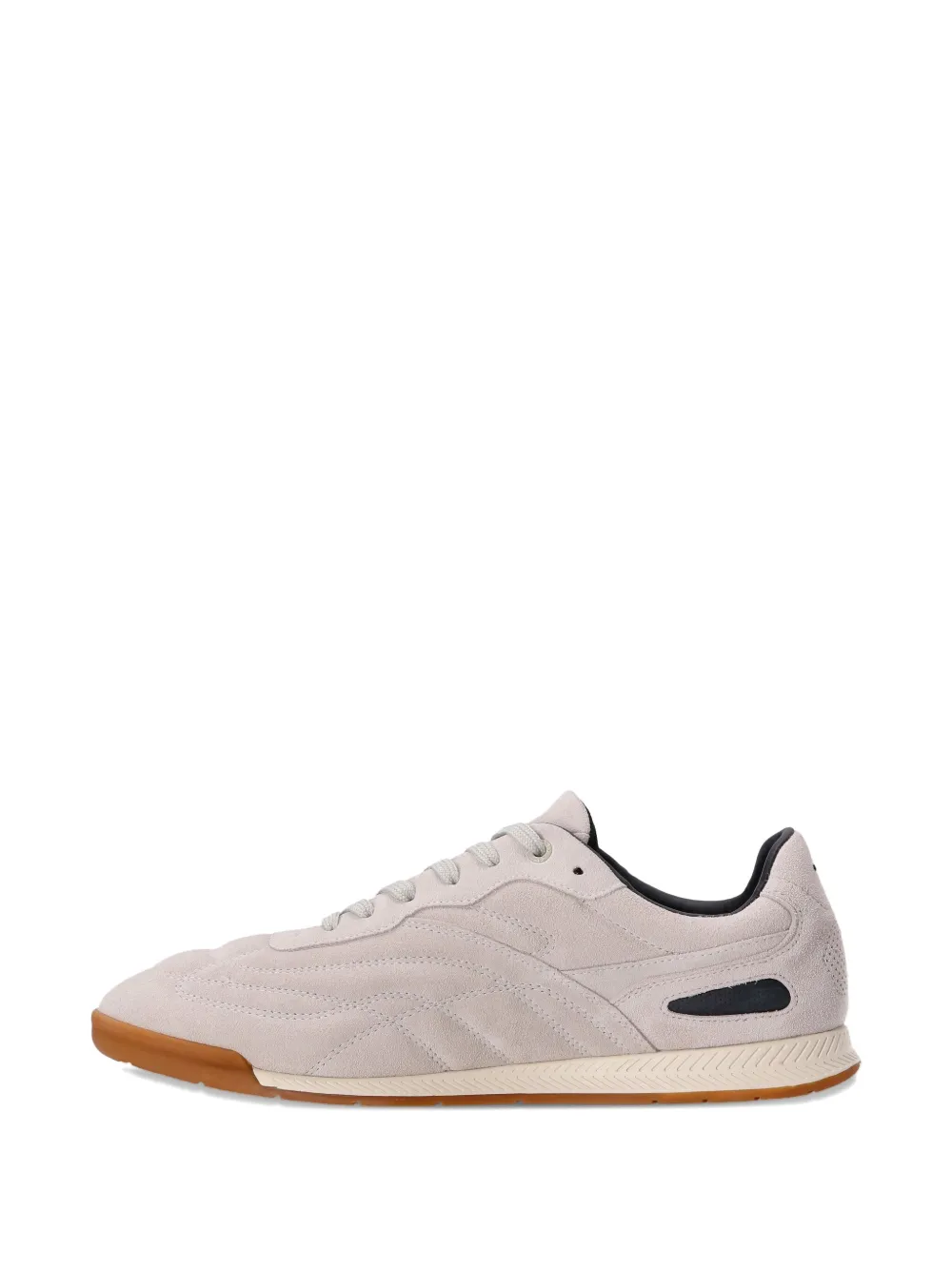 BOSS Sneakers met suède vlak Beige