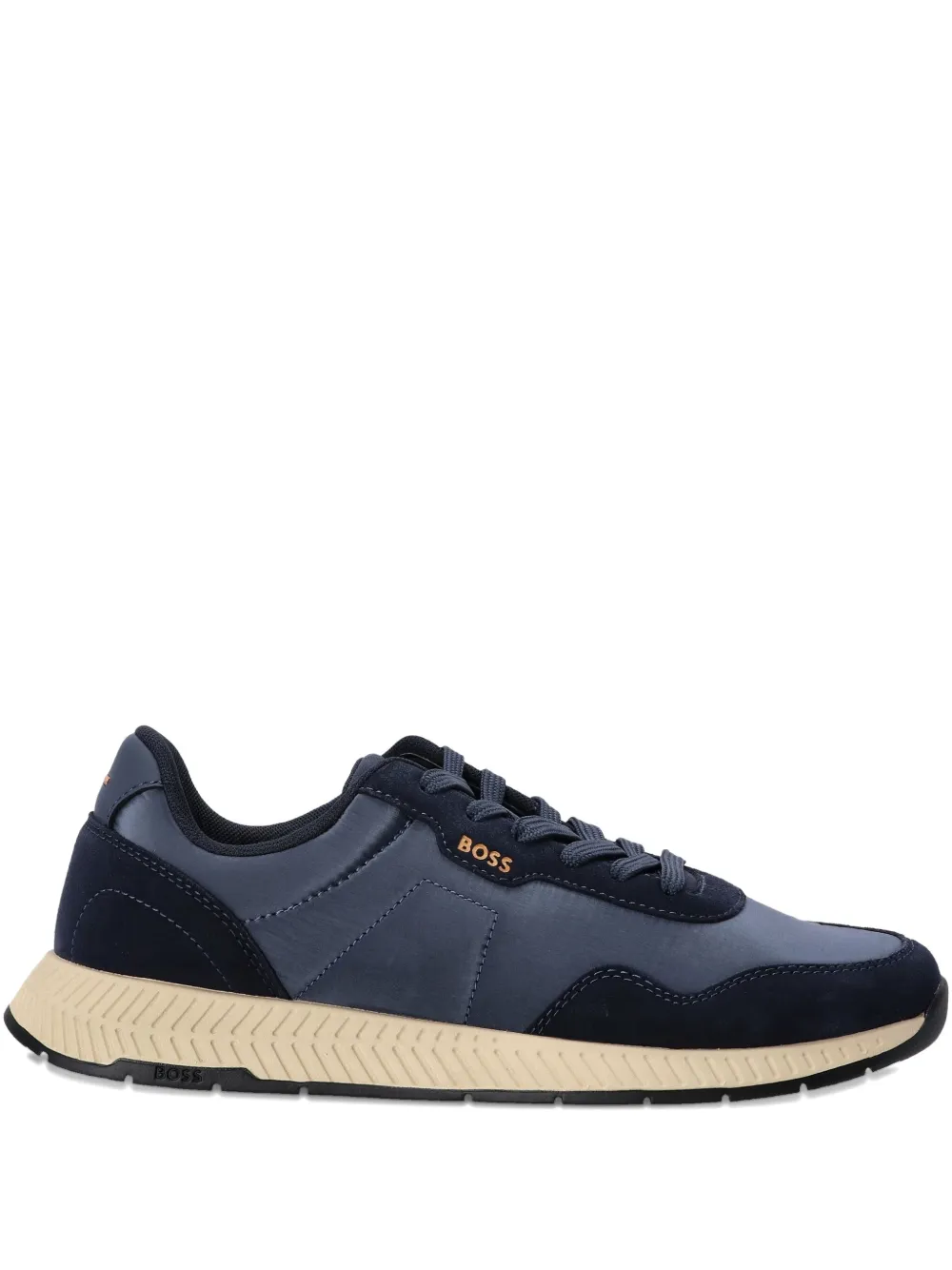 Hugo Boss Suede-panelled Sneakers