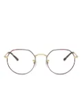 Ray-Ban geometric-frame glasses - Brown