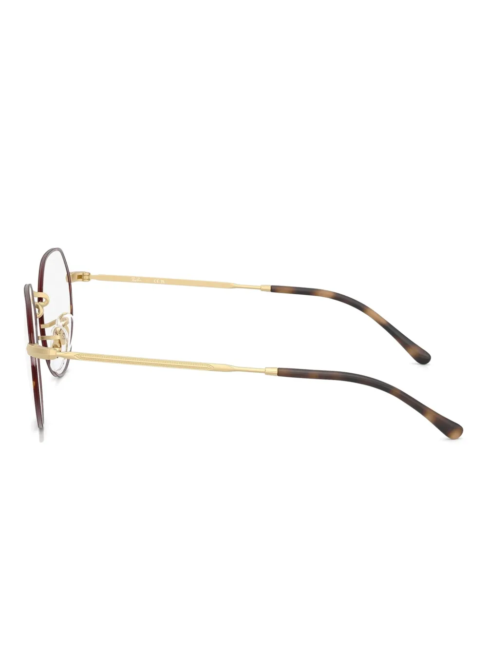 Ray-Ban Bril met geometrisch montuur Bruin