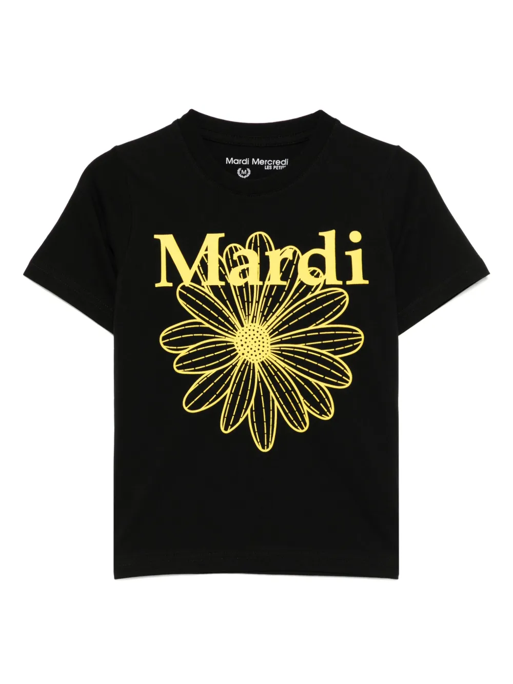 Mardi Mercredi Les Petites ロゴ Tシャツ - ブラック Mardi Mercredi Les Petites ロゴ Tシャツ - ブラック