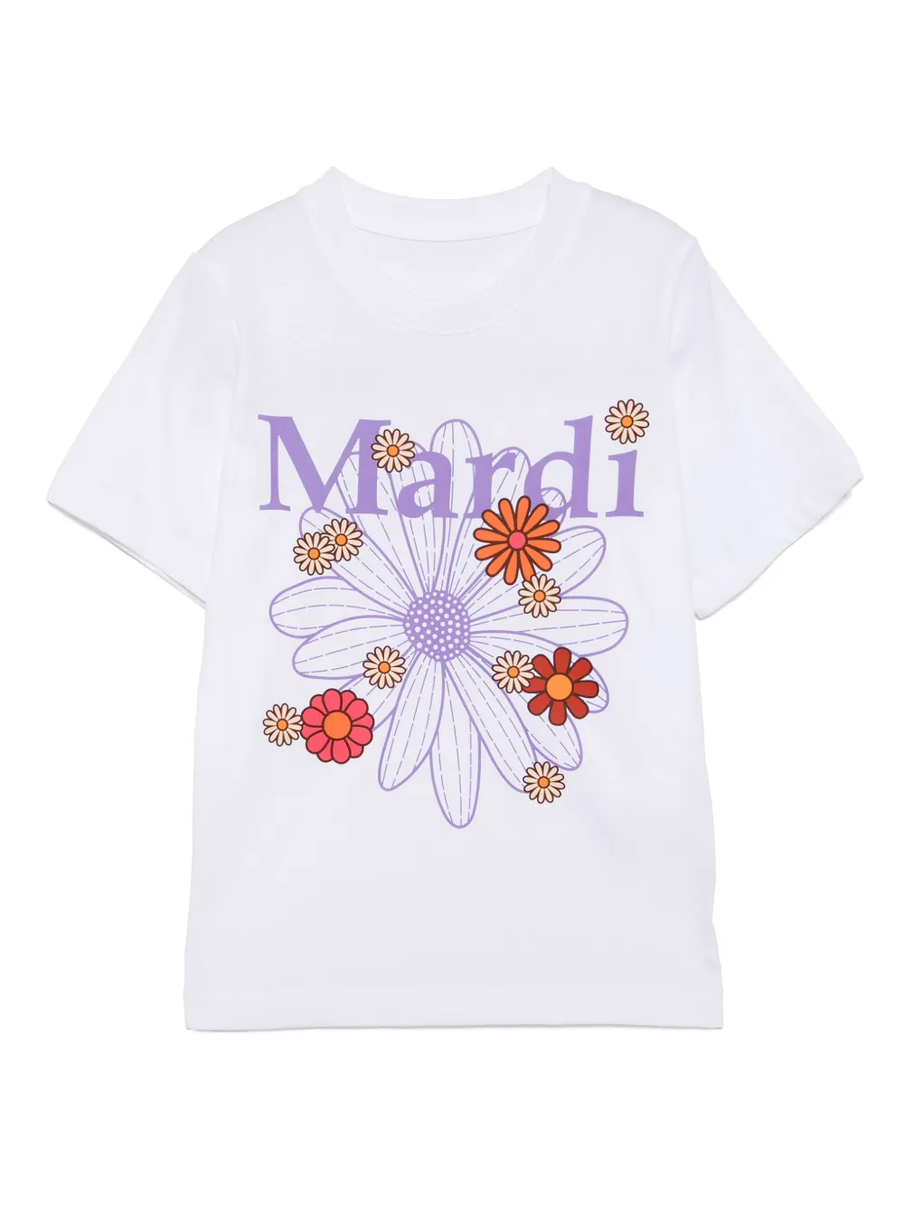 Mardi Mercredi Les Petites ロゴ Tシャツ - ホワイト Mardi Mercredi Les Petites ロゴ Tシャツ - ホワイト