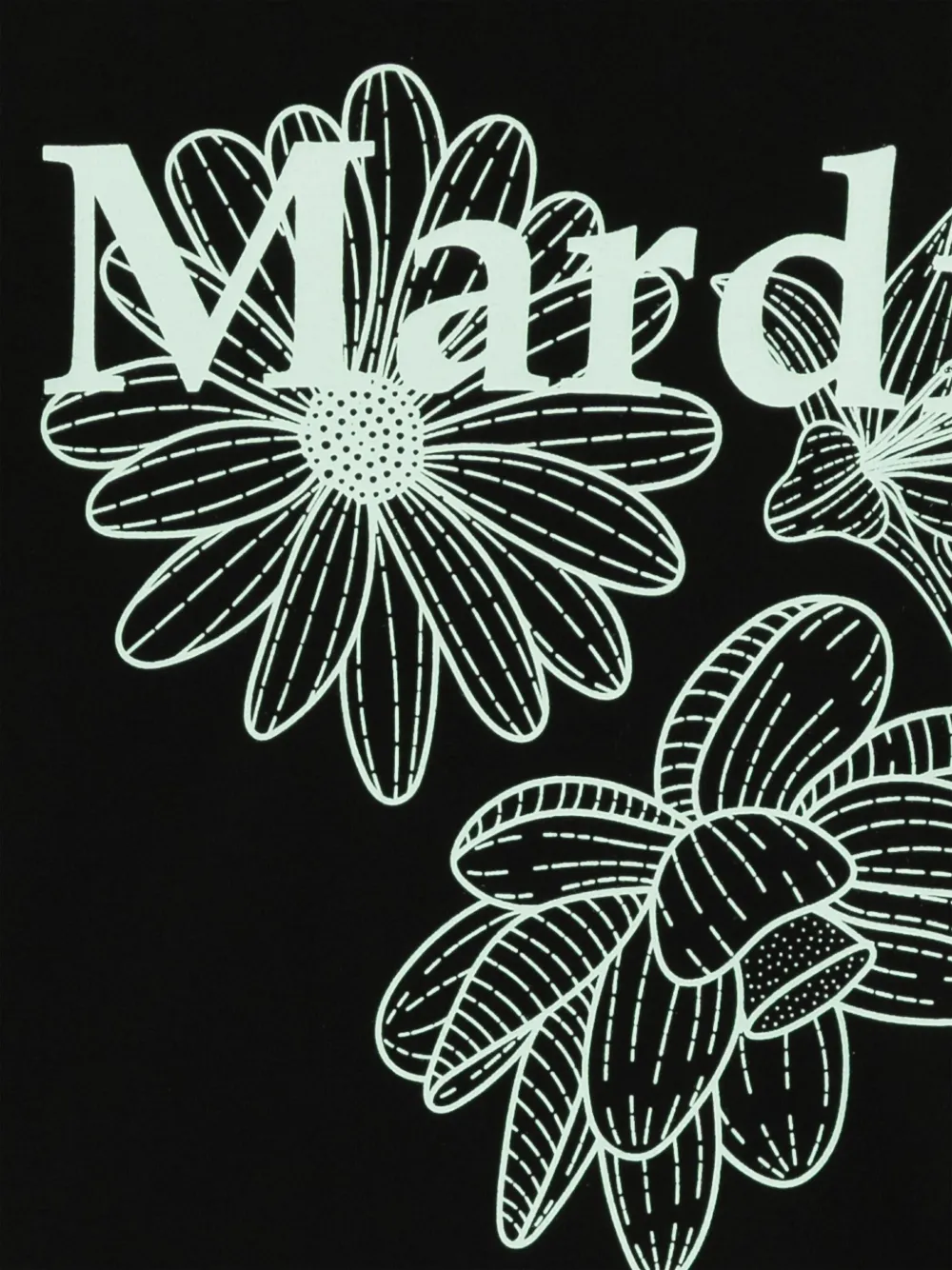 Shop Mardi Mercredi Les Petites Triple Flower T-shirt