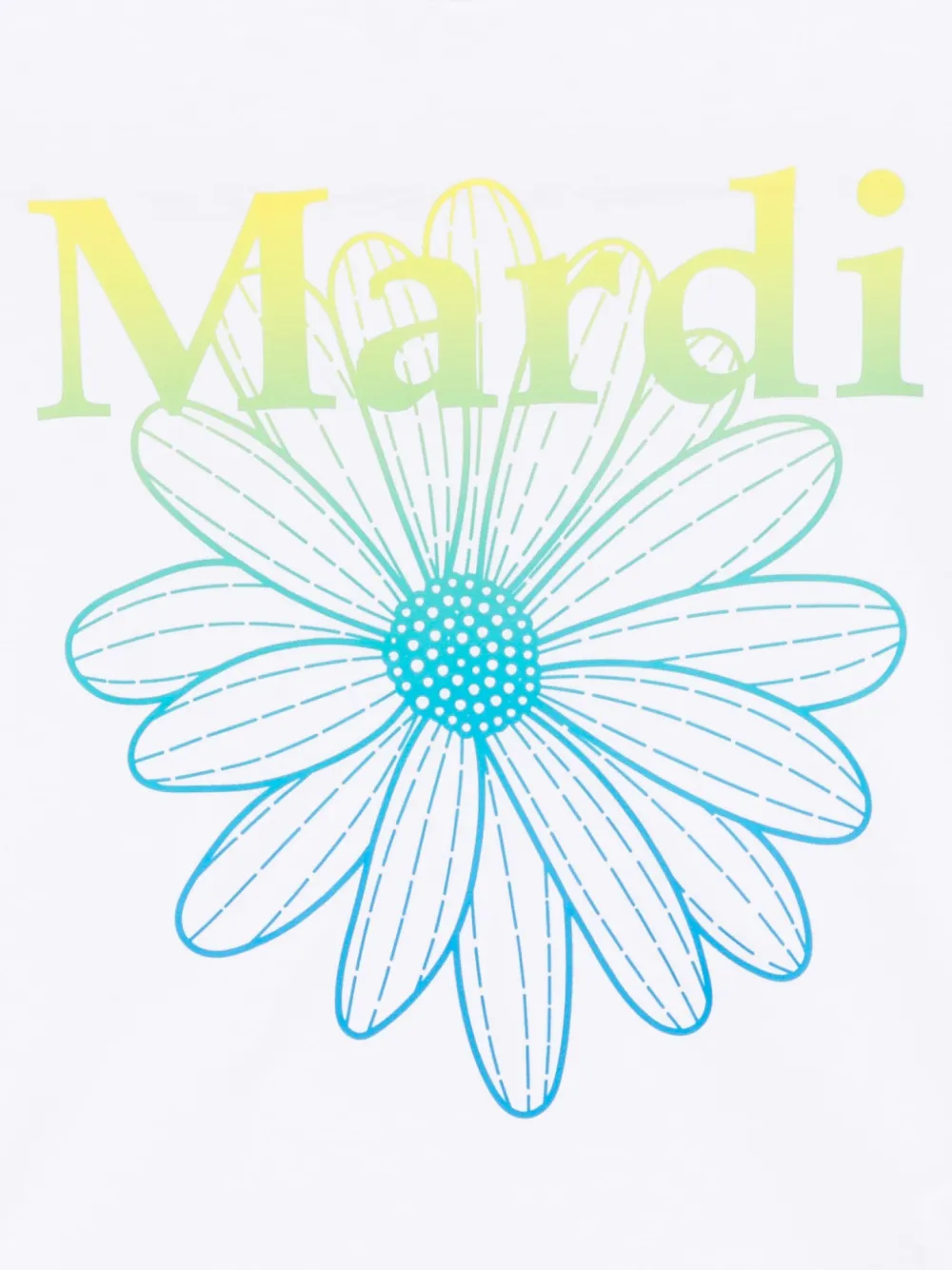 Mardi Mercredi Les Petites T-shirt met logoprint Wit