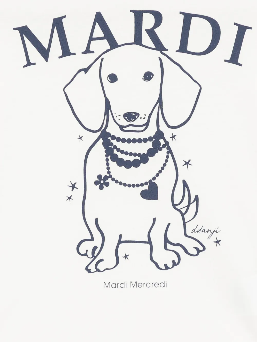 Shop Mardi Mercredi Les Petites Graphic-print T-shirt