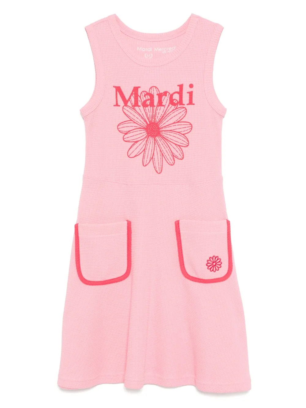 Mardi Mercredi Les Petites ロゴ ワンピース - ピンク Mardi Mercredi Les Petites ロゴ ワンピース - ピンク