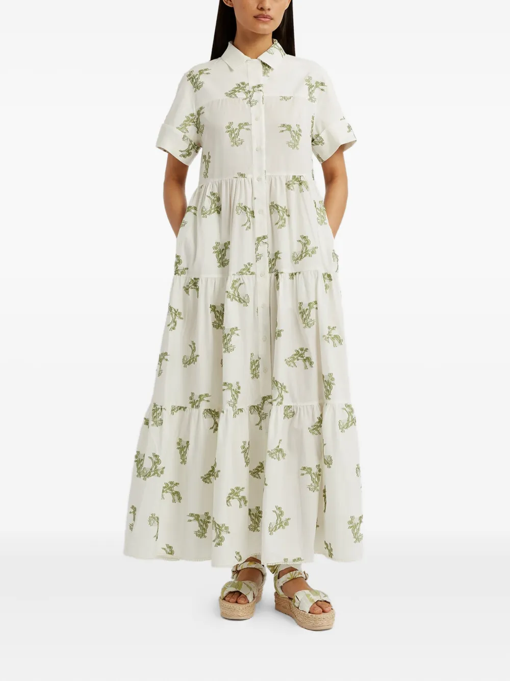 ERDEM SHORT-SLEEVE SHIRT DRESS 