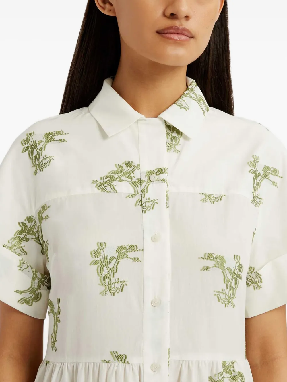 ERDEM SHORT-SLEEVE SHIRT DRESS 