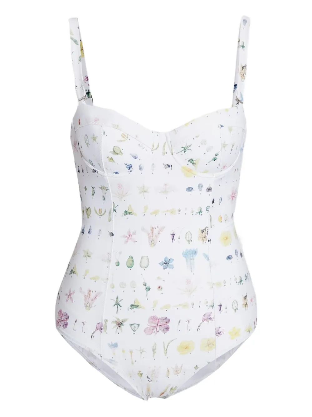 Erdem Floral-print Swimsuit
