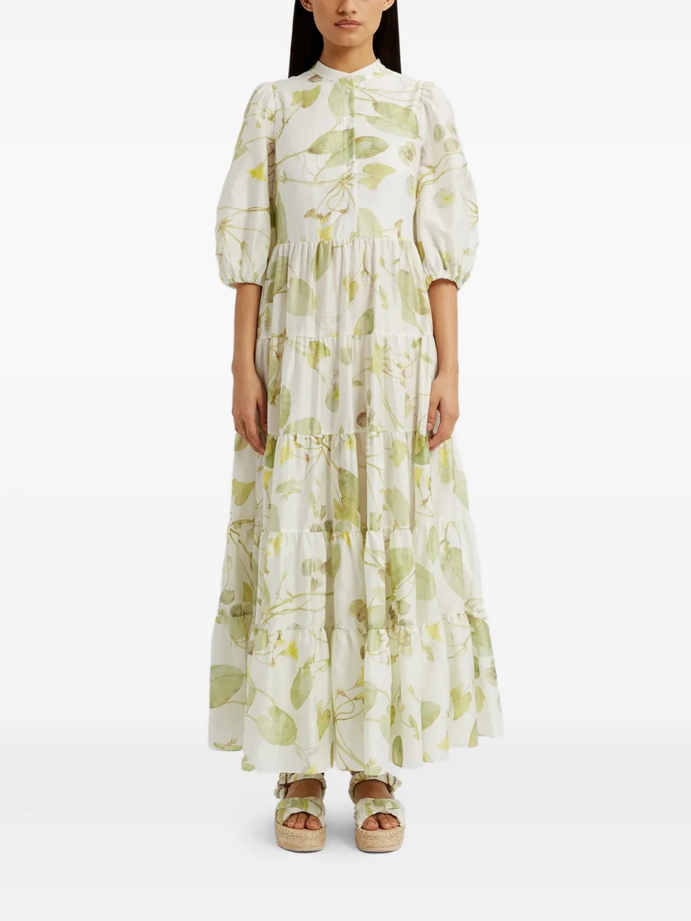 ERDEM Jurk met korte mouwen - Wit