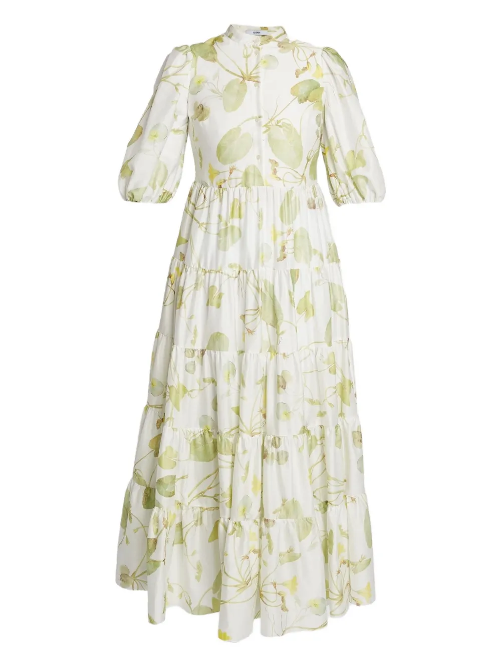 ERDEM SHORT-SLEEVE MIDI DRESS