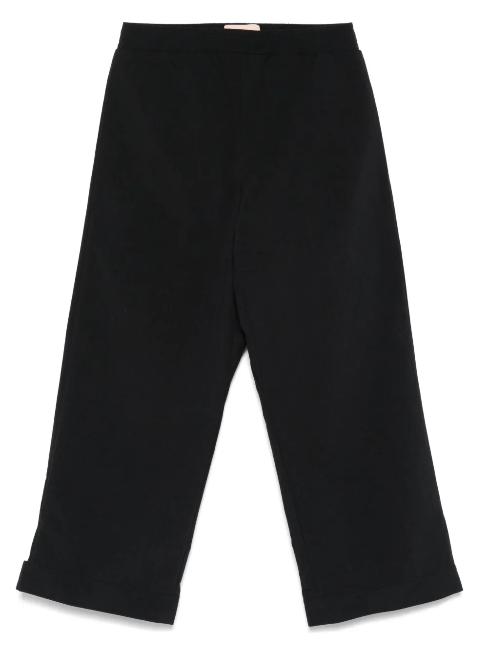 Plan C technical-panama trousers | Black | Image 1