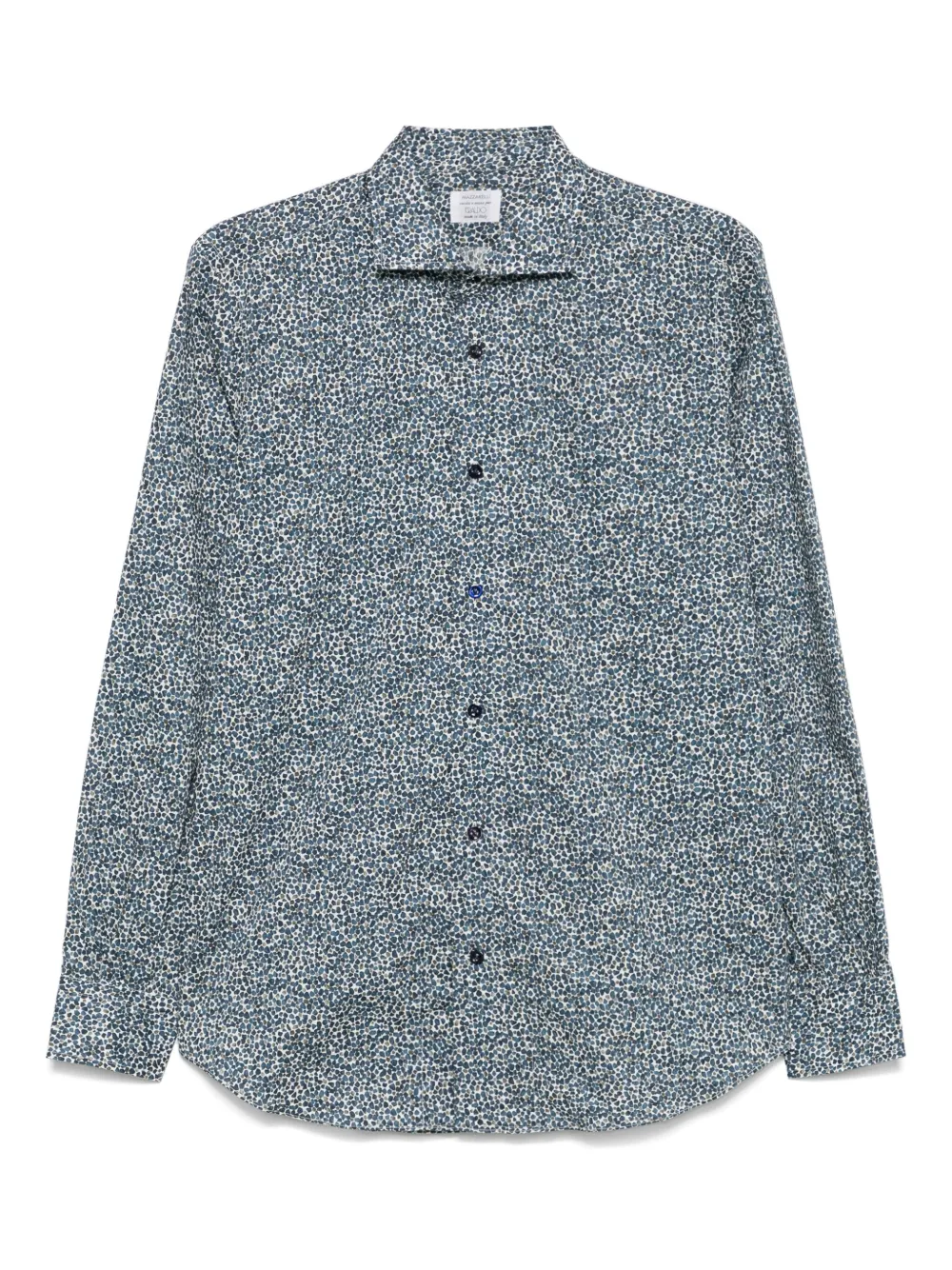 Mazzarelli camisa con estampado abstracto | azul | Image 1