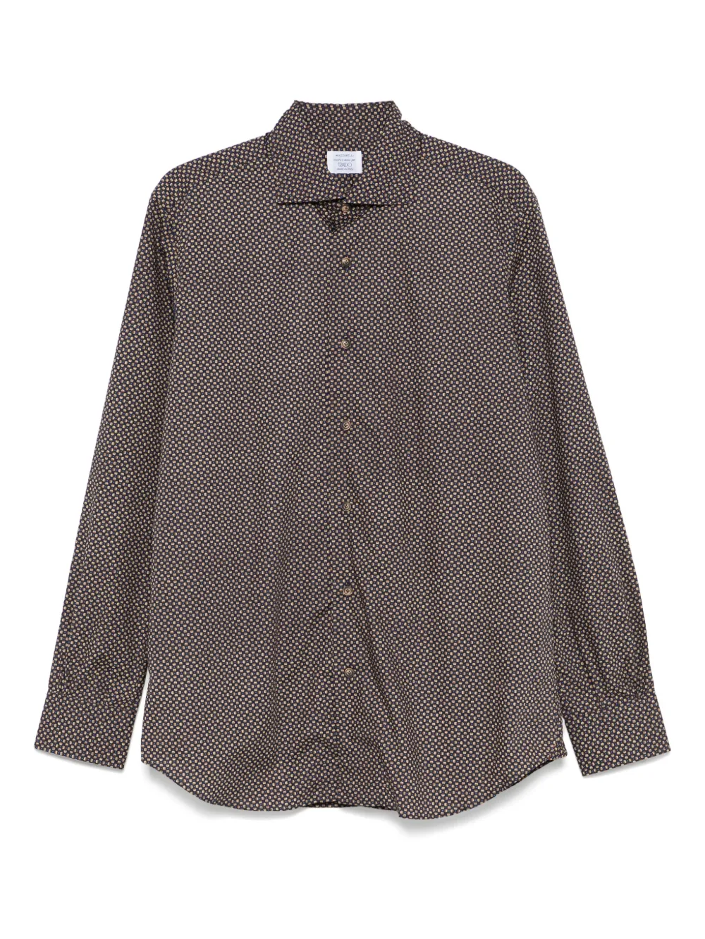 Mazzarelli floral-print shirt | Brown | Image 1