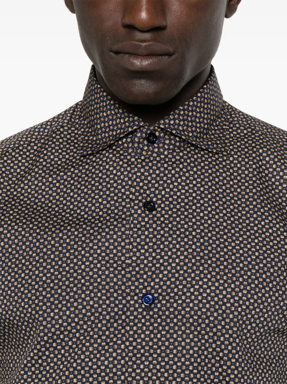 Mazzarelli Floral-print Shirt