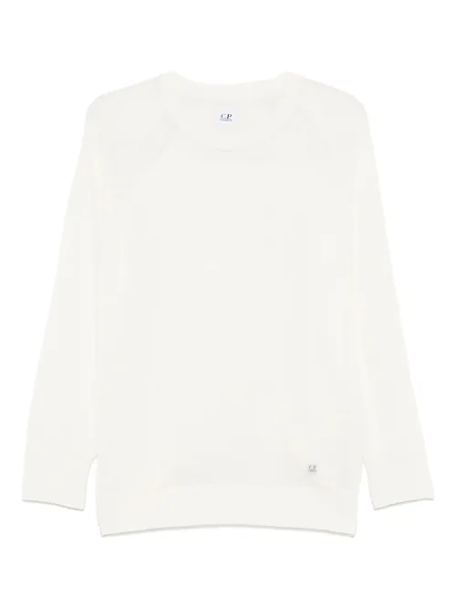 C.P. Company pull en lin - Blanc - C.P. Company - Modalova