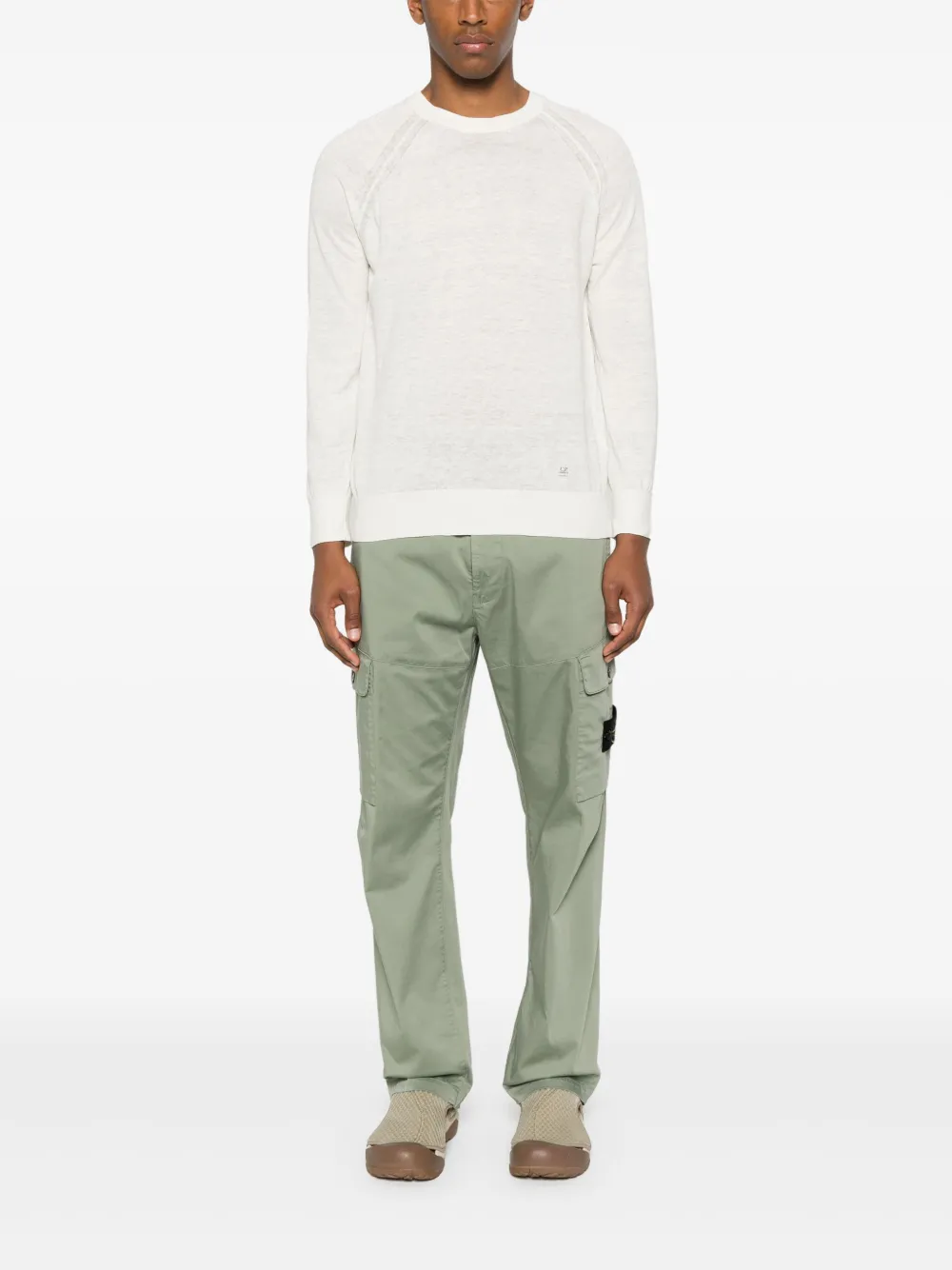 C.P. Company linen jumper - Wit