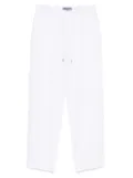 Vilebrequin linen track pants - White
