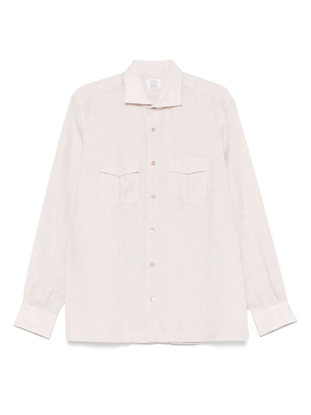 Mazzarelli camisa de lino | neutro | Image 1