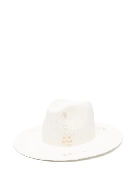 Ruslan Baginskiy monogram-embellished fedora hat