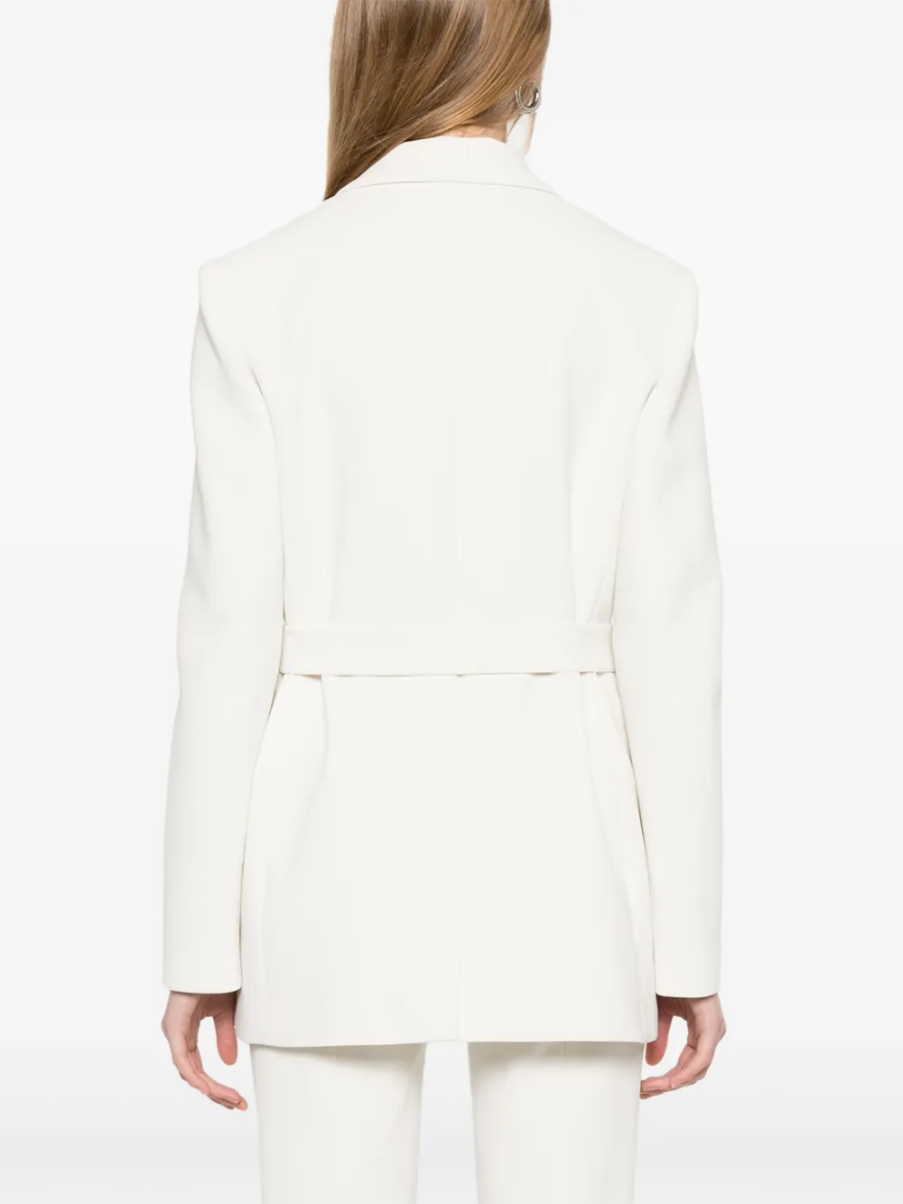 Blugirl Blazer met ceintuur Wit