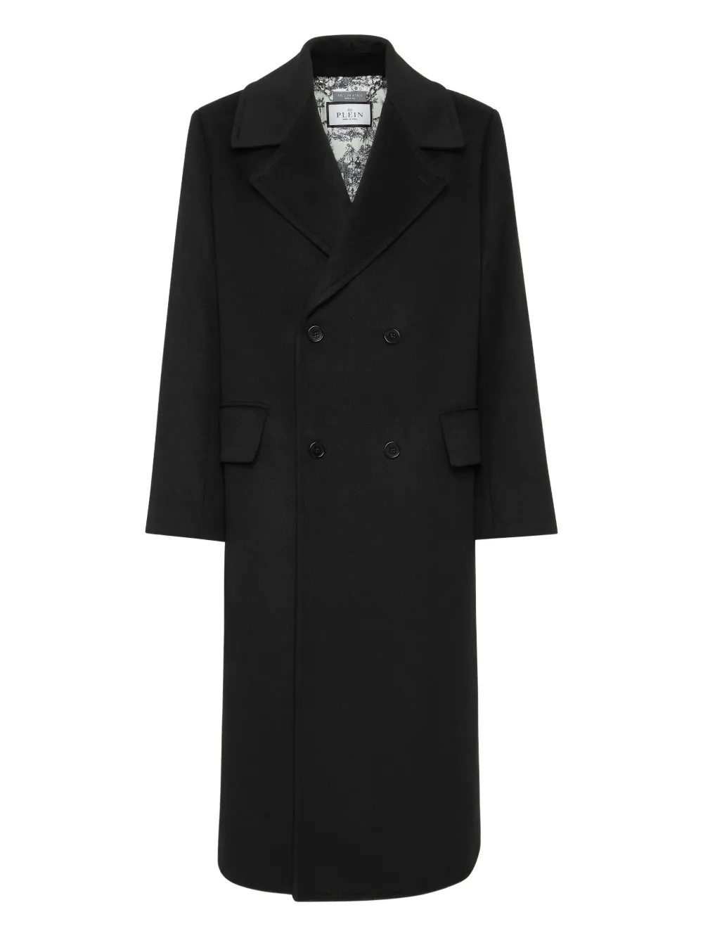 Philipp Plein double-breasted coat | Black | Image 1