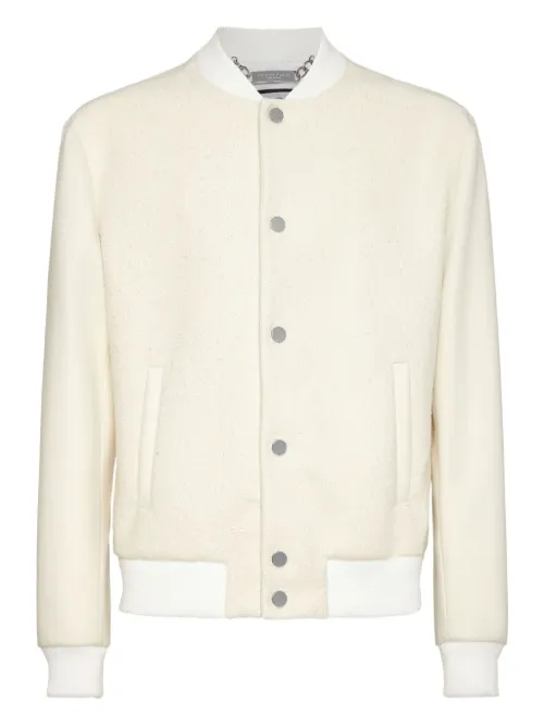 Veste bomber à ornements strassés - Philipp Plein - Modalova