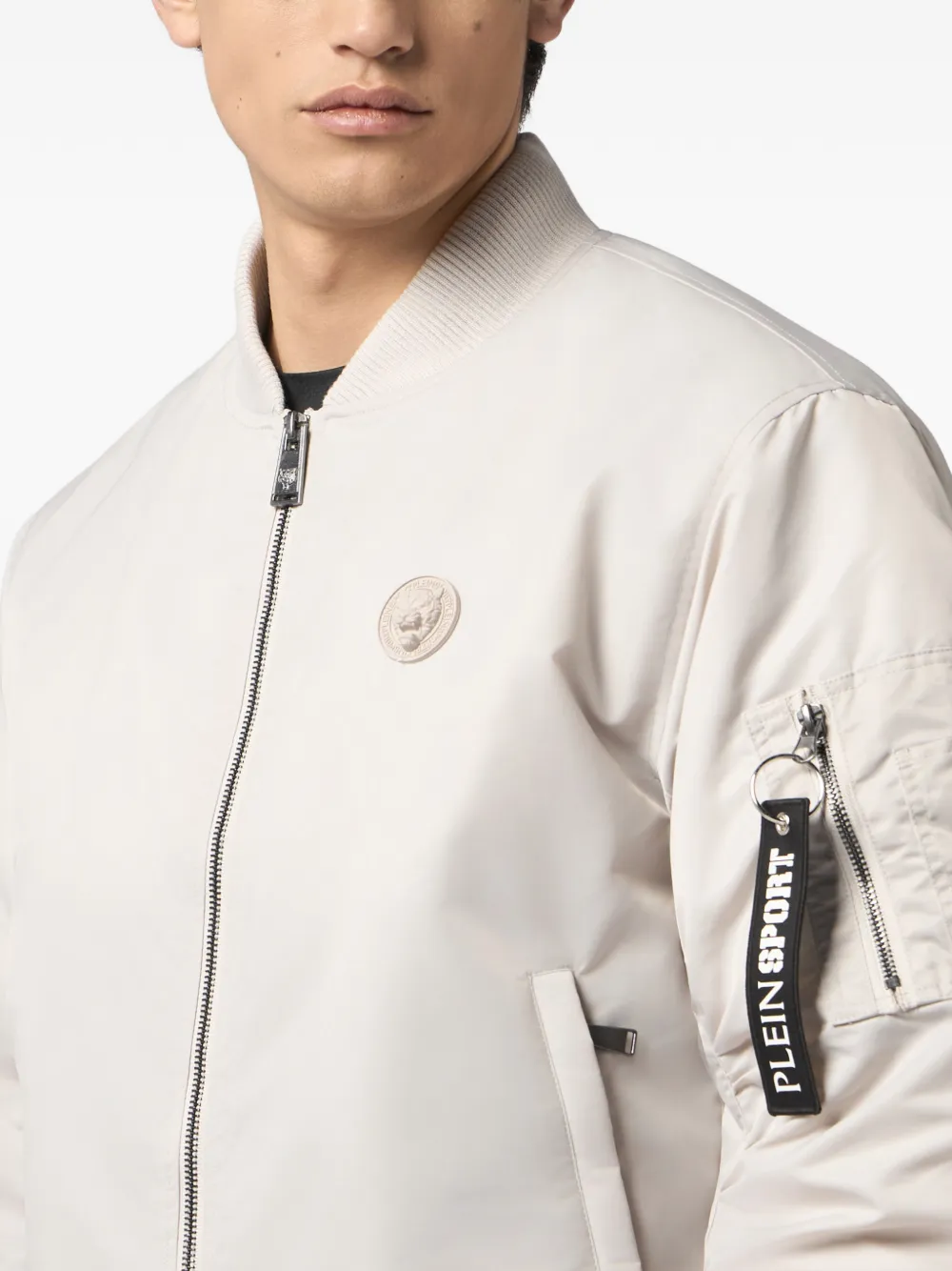 Plein Sport Icon bomberjack Beige