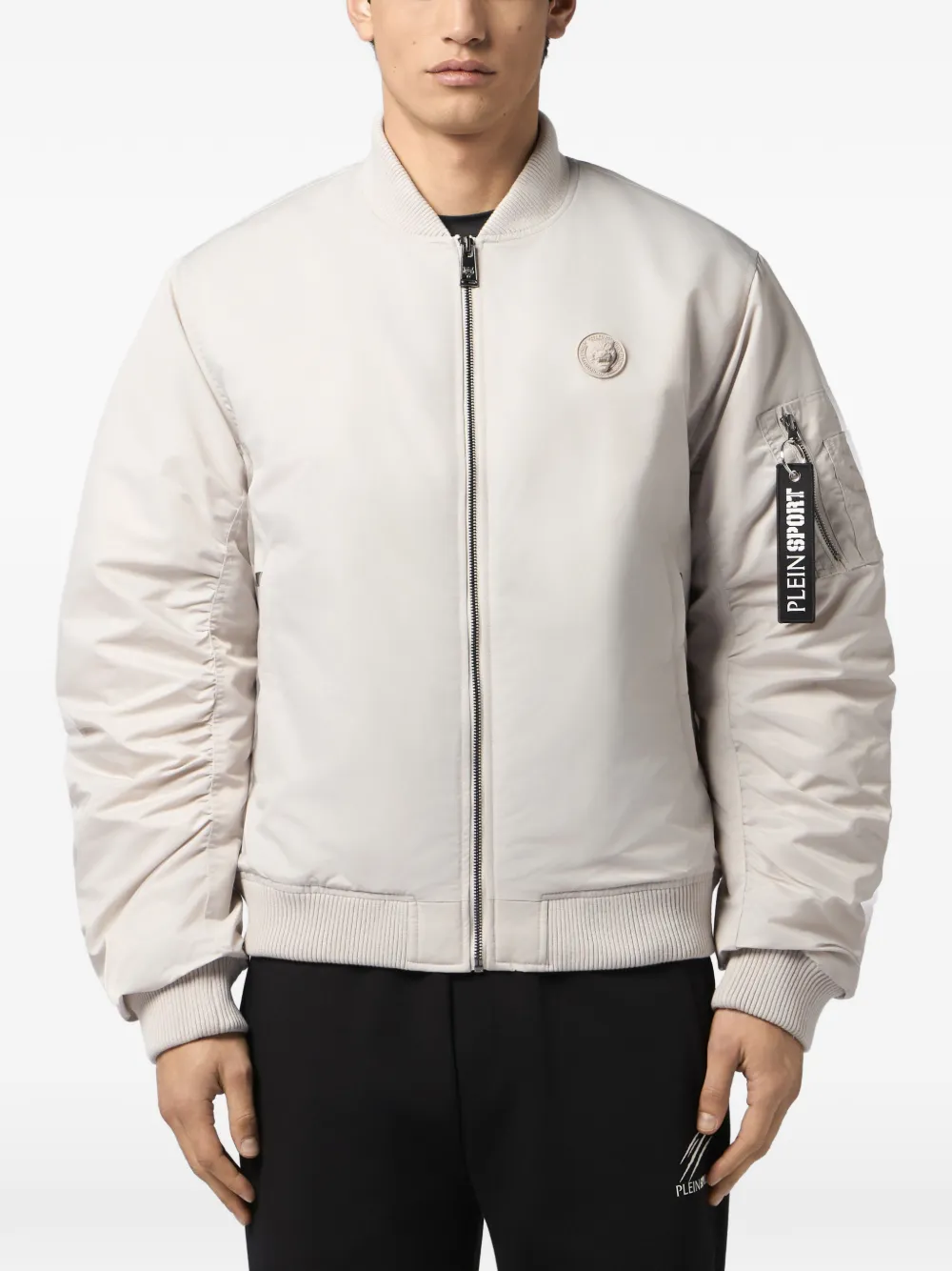 Plein Sport Icon bomberjack Beige