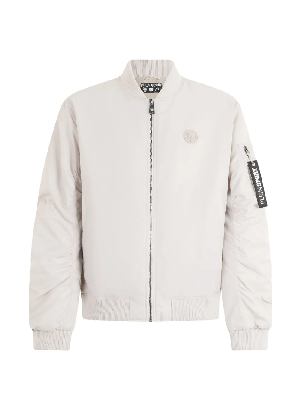 Plein Sport Icon bomber jacket - Nude