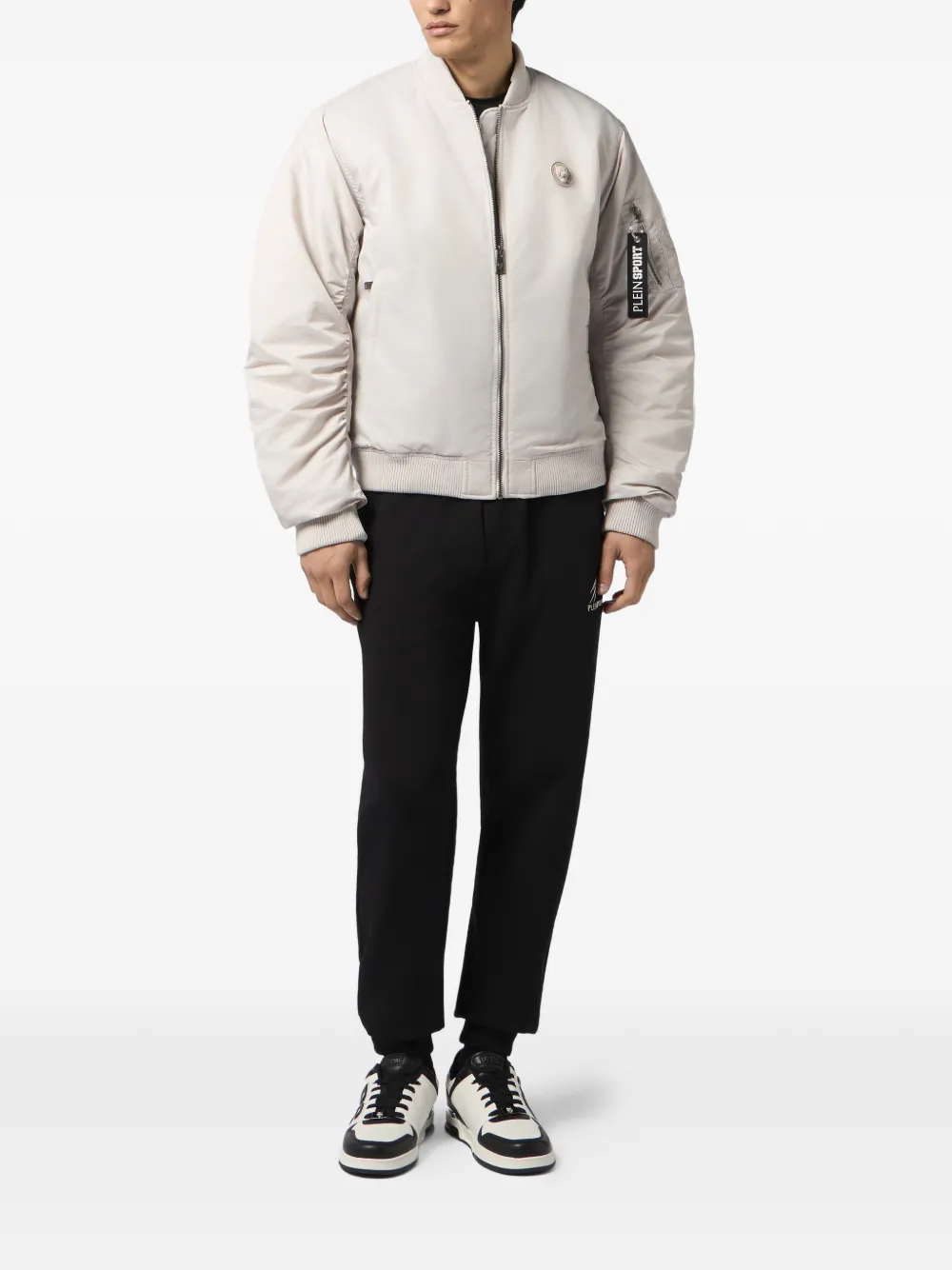 Plein Sport Icon bomberjack Beige