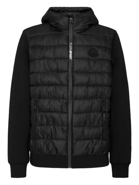 Plein Sport quilted hooded jacket