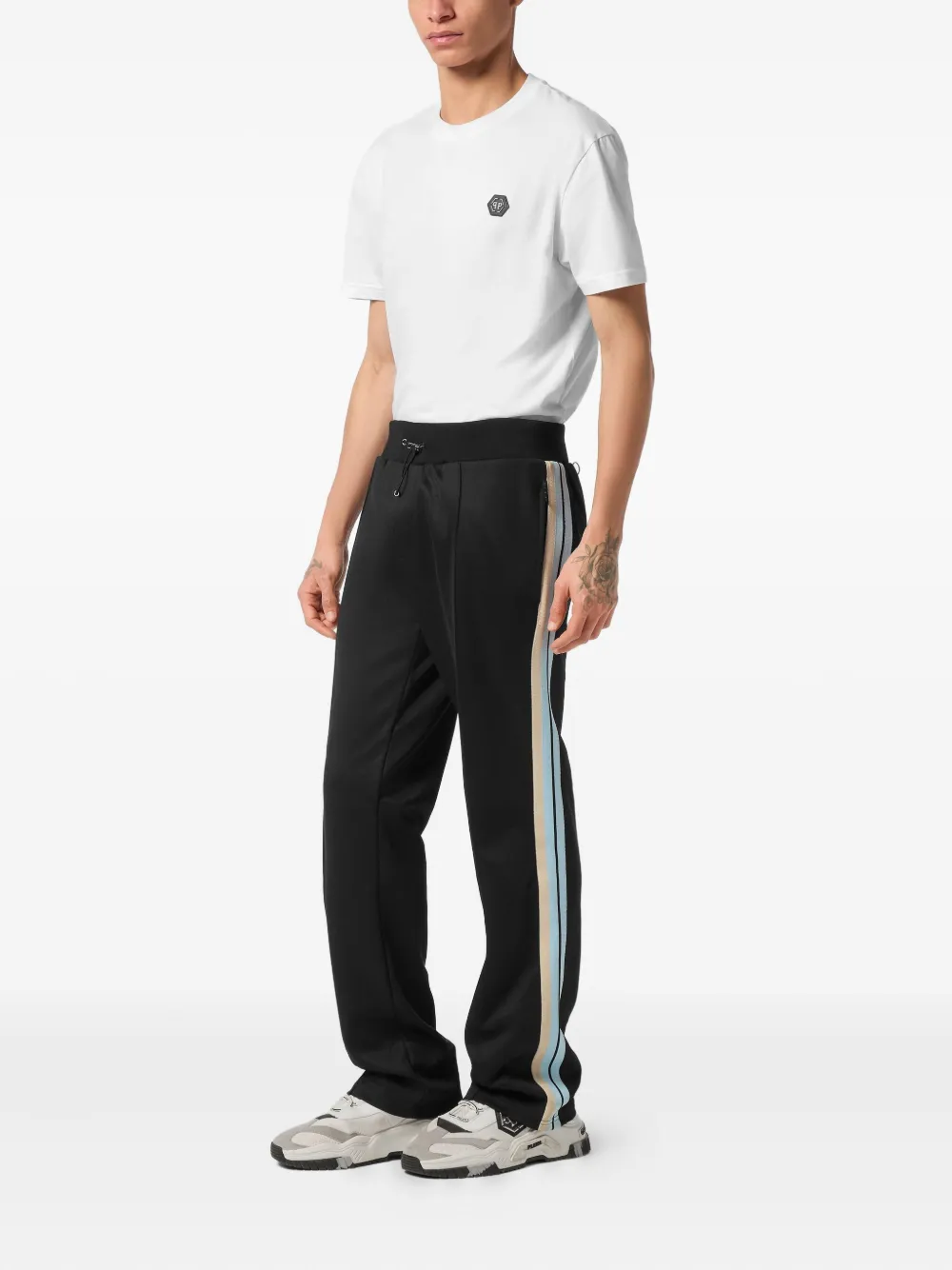 Philipp Plein stripe-detail track pants | Sweatpants | Image 2